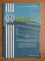 Gazeta matematica. Supliment. a 66-a Olimpiada Nationala de matematica, Bucuresti, 6-10 aprilie, 2015
