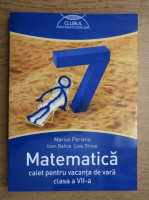 Marius Perianu, Ioan Balica, Liviu Stroie - Matematica. Caiet pentru vacanta de vara, clasa a VII-a (2016)