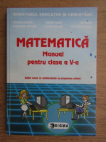 Mihaela Singer, Mircea Radu, Ion Ghica - Matematica. Manual pentru clasa a V-a
