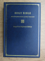 The Holy Bible. Authorized King James version