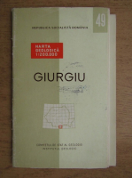 Harta geologica. Giurgiu (editie bilingva, contine harta)