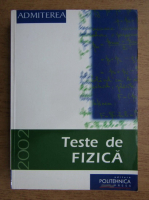 I. M. Popescu - Teste de fizica, 2002
