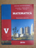 Anticariat: Lenuta Andrei - Matematica. Manual pentru clasa V-a (2017)