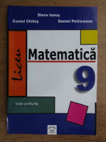 Stefan Ianus - Matematica 9, liceu, 2005