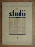 Studii. Revista de istorie (nr. 4, anul XIV, 1961)