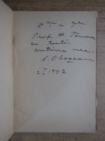 Veronica Obogeanu - Corabia de lumina (cu autograful autorului, 1946)