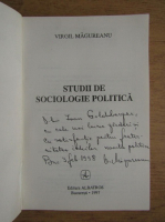Virgil Magureanu - Studii de sociologie politica (cu autograful autorului)