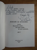 Aurel Ciulei - Eseuri si evocari (cu autograful autorului)