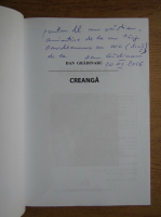 Dan Gradinaru - Creanga (cu autograful autorului)