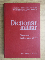 Dictionar militar. Termeni tactic-operativi