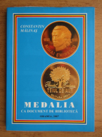 Constantin Malinas - Medalia ca document de biblioteca
