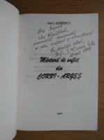 Ion Ilinescu - Marturii de suflet din Corbi, Arges (cu autograful autorului)