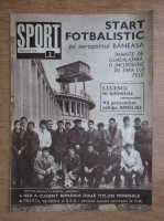 Revista Sport, nr. 2. Start fotbalistic pe aeroportul Baneasa. Ianurarie 1970