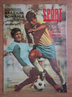 Revista Sport, nr. 24. Brazilia-Romania, meciul onoarei. Decembrie 1970