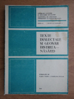 Texte dialectale si glosar Bistrita-Nasaud