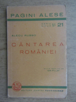 Anticariat: Alecu Russo - Cantarea Romaniei (1936)