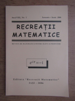 Recreatii matematice, revista de matematica pentru elevi si profesori