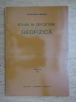 Studii si cercetari de geofizica (volumul 33)