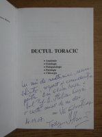 Anticariat: Teodor Horvat - Ductul toracic (cu autograful autorului)