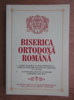 Biserica Ortodoxa Romana, anul CXXIV, nr. 4-6, aprilie-iunie 2006