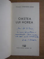 Constantin Ucrain - Oastea lui Horea (cu autograful autorului)