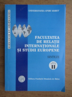 Facultatea de Relatii Internationale si Studii Europene. Sinteze, anul II