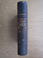 H. Taine - Histoire de la litterature anglaise (volumul 4, 1911)