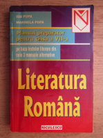 Anticariat: Ion Popa, Marinela Popa - Literatura romana. Manual preparator pentru clasa a VII-a pe baza textelor literare din cele 3 manuale alternative
