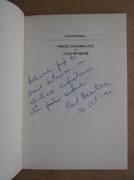 Paul Dumitrescu - Proiect de fabricatie a vacilor nebune (cu autograful autorului)