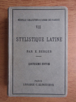 Ernst Berger - Stylistique latine (1942)