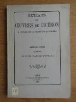 Extraits des oeuvres de Ciceron (1934)
