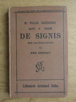 Henri Bornecque - Oratio in verrem de signis (1913)