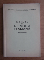 Manual de limba italiana (1979)