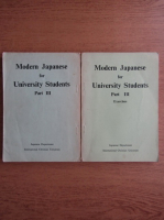 Modern japanese for university students. Modern japanese for university students, exercises (partea a 3-a)