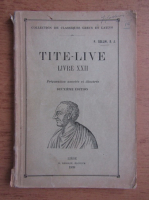 Tite-Live, livre XXII (1938)