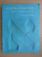 C. Gautier - Alepho analyse. II calcul integral, applications. Terminale CDE