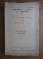 Din corespondenta familiei Ion. C. Bratianu, 1859-1883 (volumul 1, 1933)
