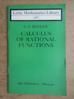G. E. Shilov - Calculus of rational functions