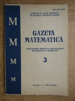 Gazeta Matematica, anul VIII, nr. 3, 1987