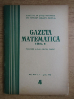 Gazeta Matematica, anul XXI, nr. 4, aprilie 1970