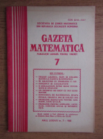 Gazeta Matematica, Seria B, anul LXXXVII, nr. 7, 1982