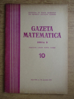 Gazeta Matematica, Seria B, anul XXII, nr. 10, octombrie 1971
