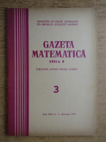 Gazeta Matematica, Seria B, anul XXII, nr. 3, februarie 1971