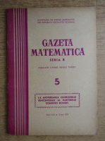 Gazeta Matematica, Seria B, anul XXII, nr. 5, 1971
