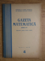 Gazeta Matematica, Seria B, anul XXIII, nr. 4, aprilie 1972