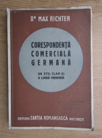 Max Richter - Corespondenta comerciala germana (1943)