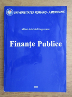 Mihai Aristotel Ungureanu - Finante publice