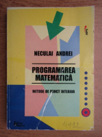 Neculai Andrei - Programare matematica. Metode de punct interior