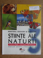 Stiinte ale naturii, manual pentru clasa a III-a