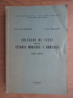 Ion Gheorghiu - Culegere de texte privind istoria moderna a Romaniei